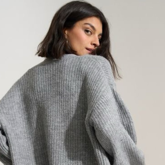 Enza Costa for Intermix Gray Sweater - Picture 1 of 4